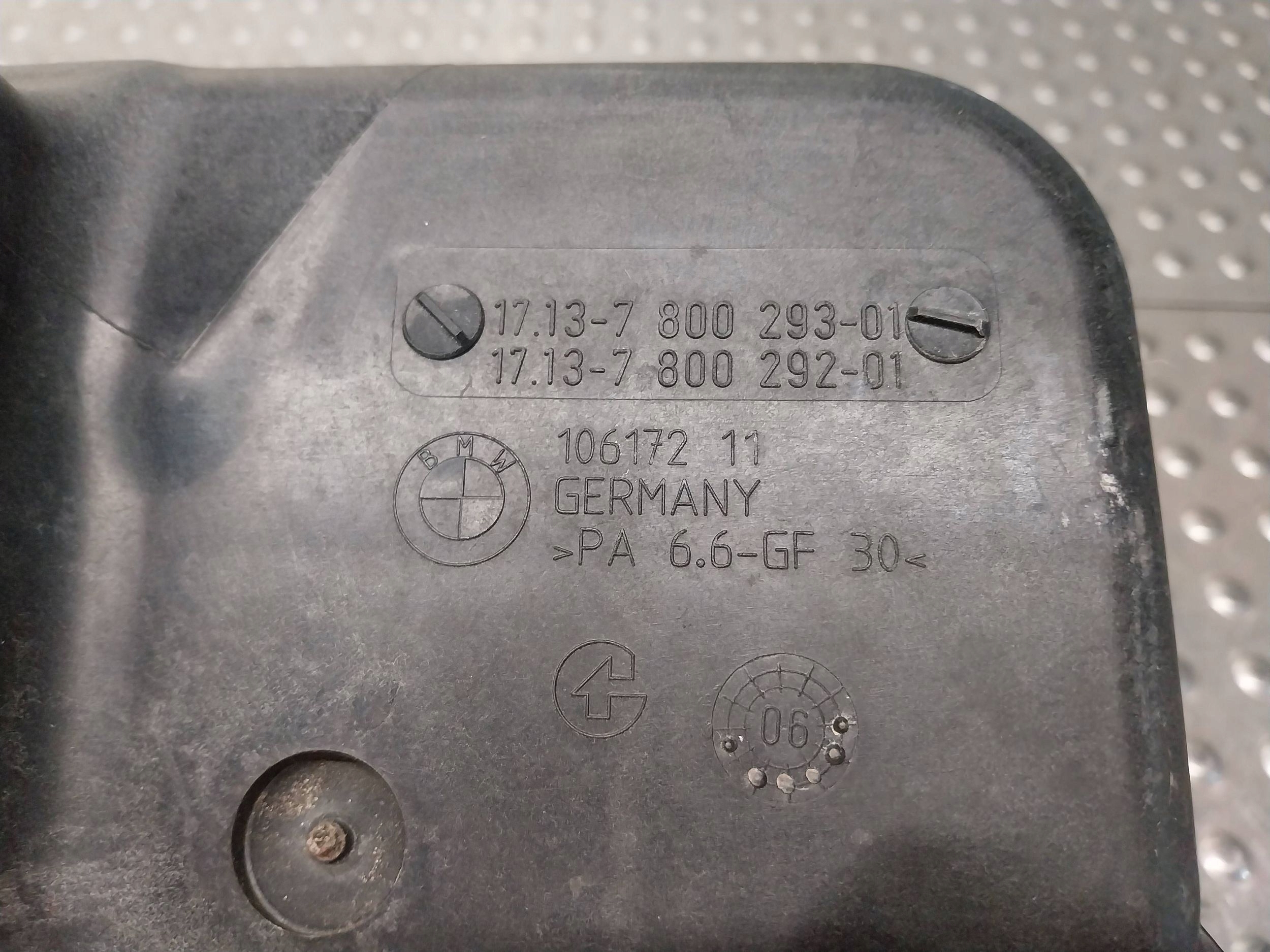 water tank 7800293 7800292 BMW E60 E61 E65 E66 E67 X3 E83