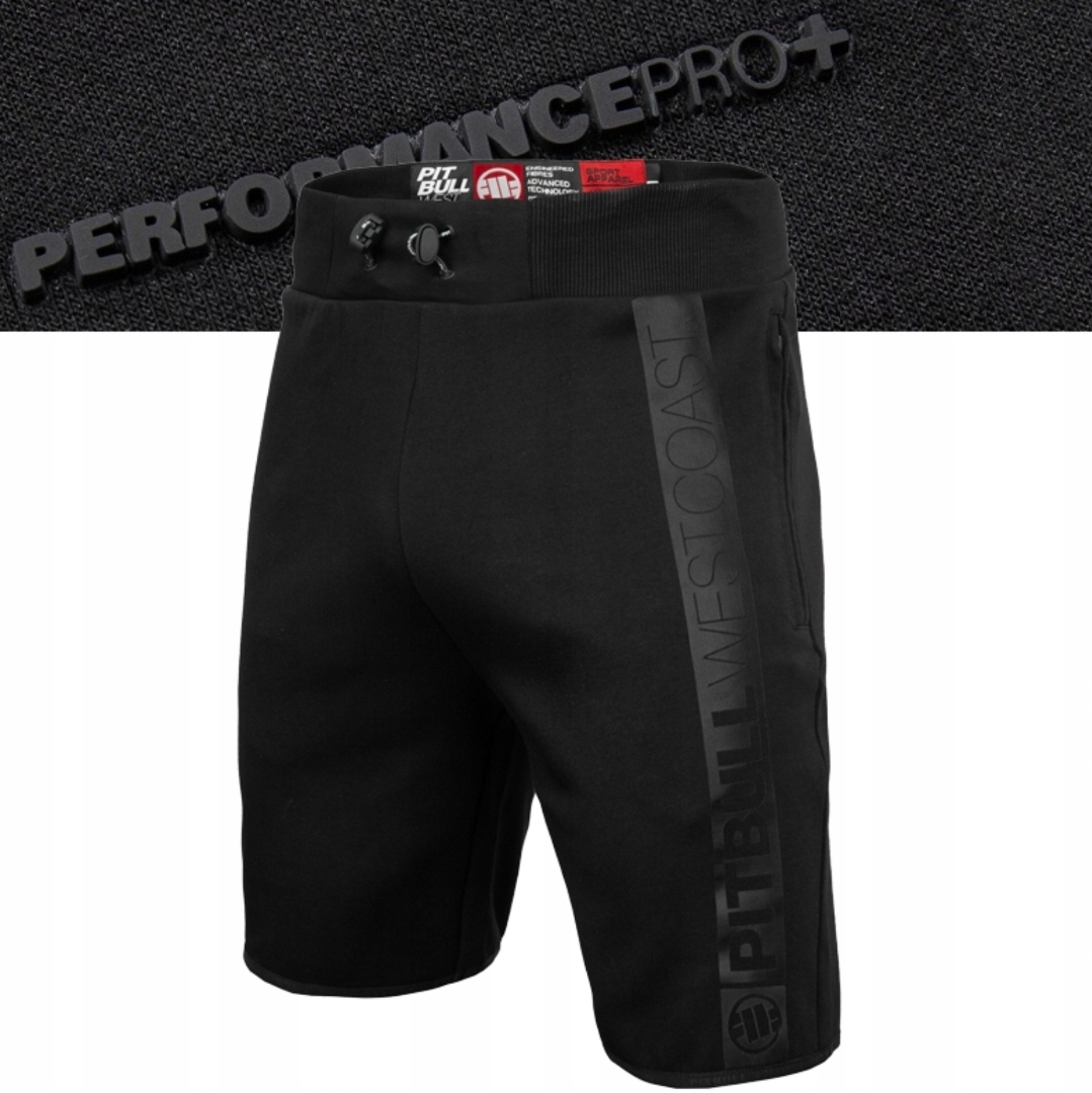 Kraťasy Krátké Pitbull Phoenix Černé M