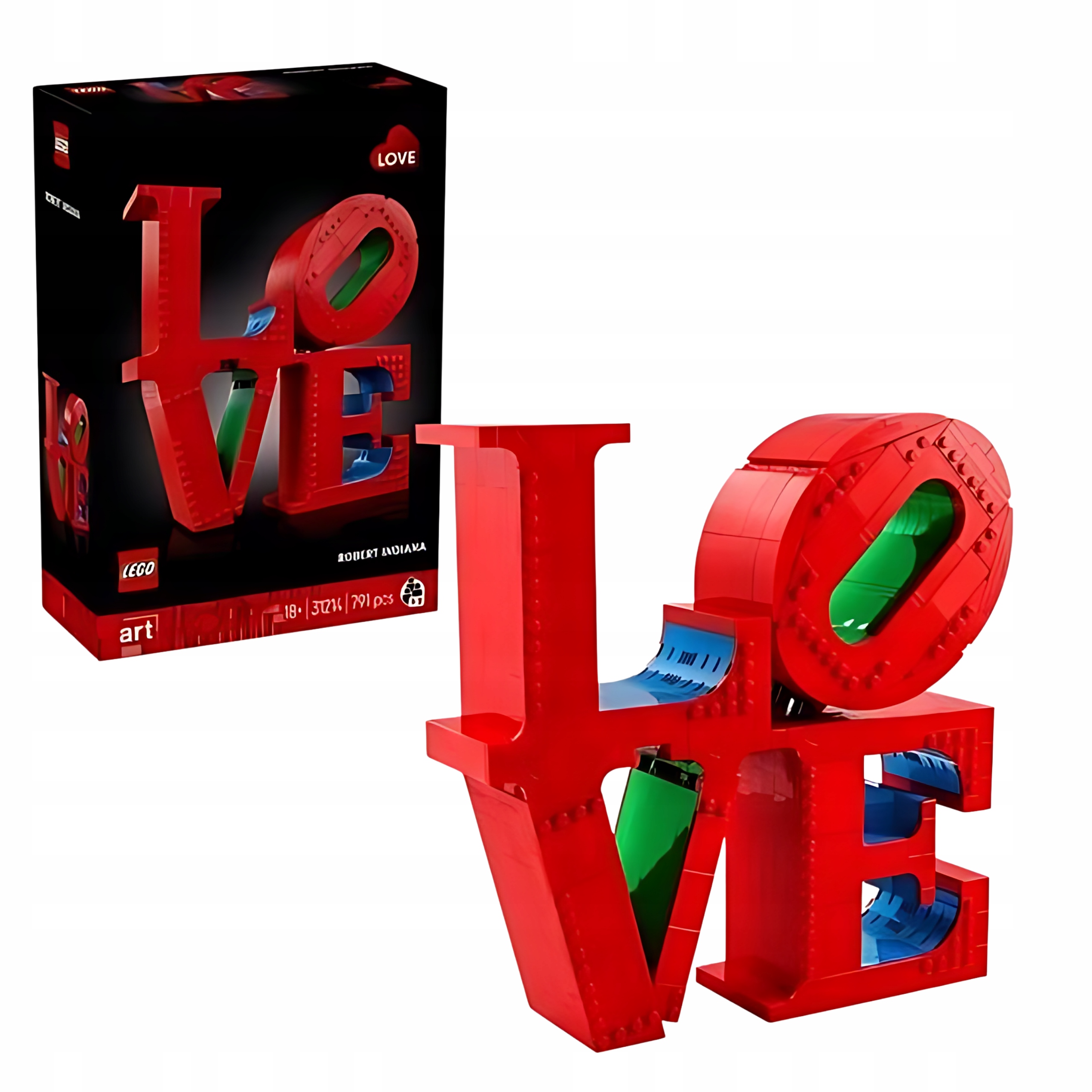 Lego Art 31214 Socha Love Robert Indiana Pop Art Valentýn Dárek 18+
