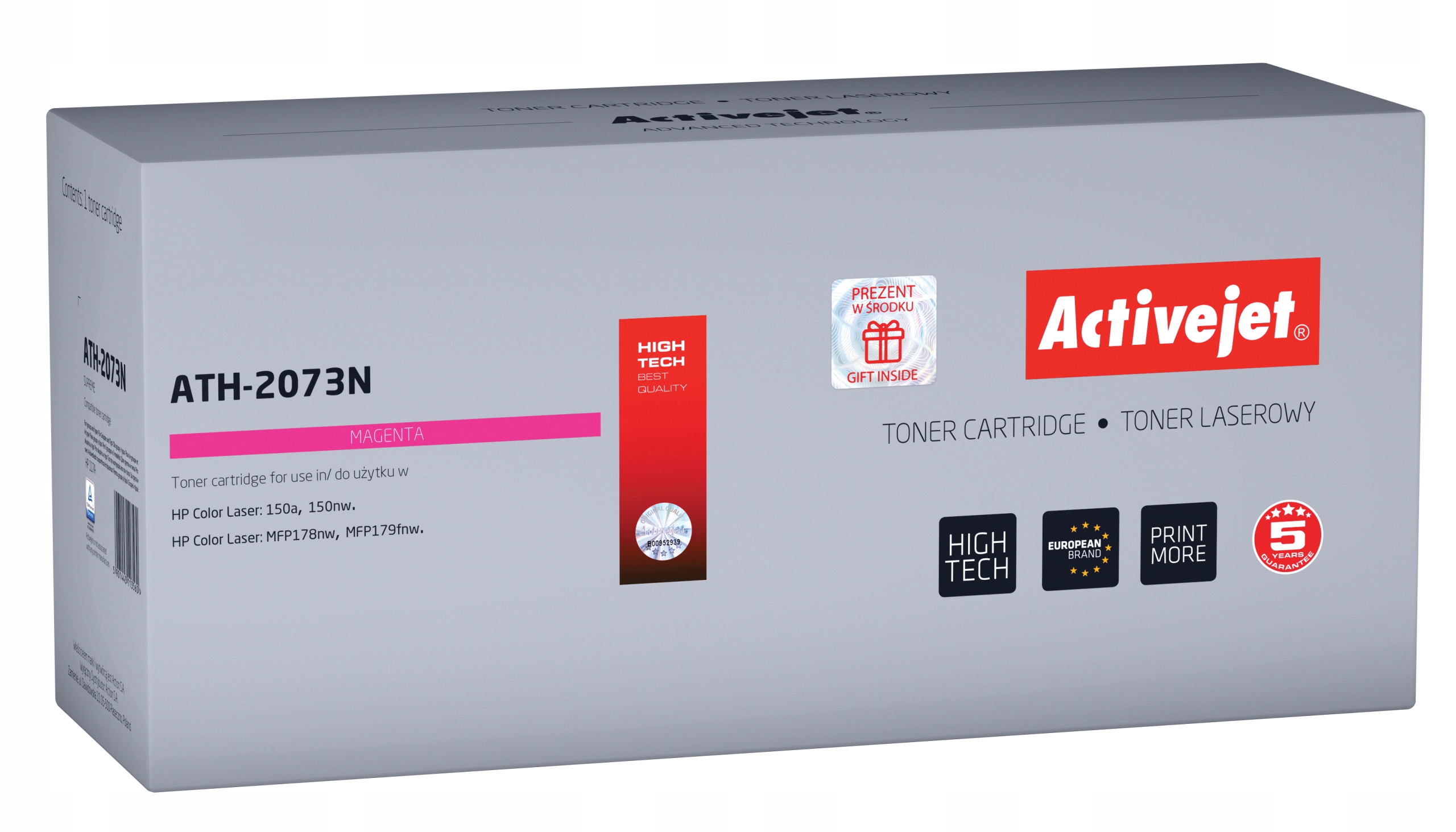 Toner ActiveJet ATH-2073N do Hp czerwony (magenta)