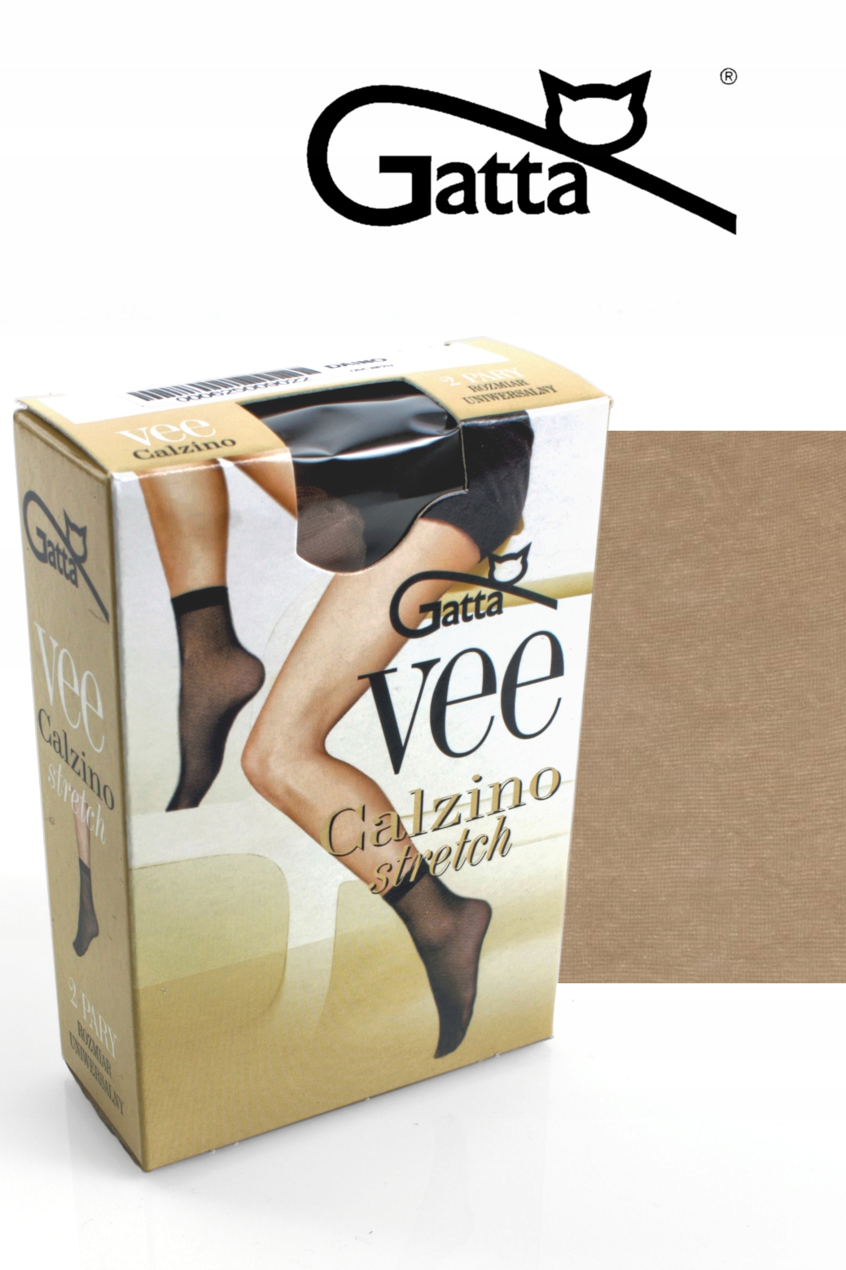 

Gatta skarpetki Vee bezpalcowe Stretch Daino 2