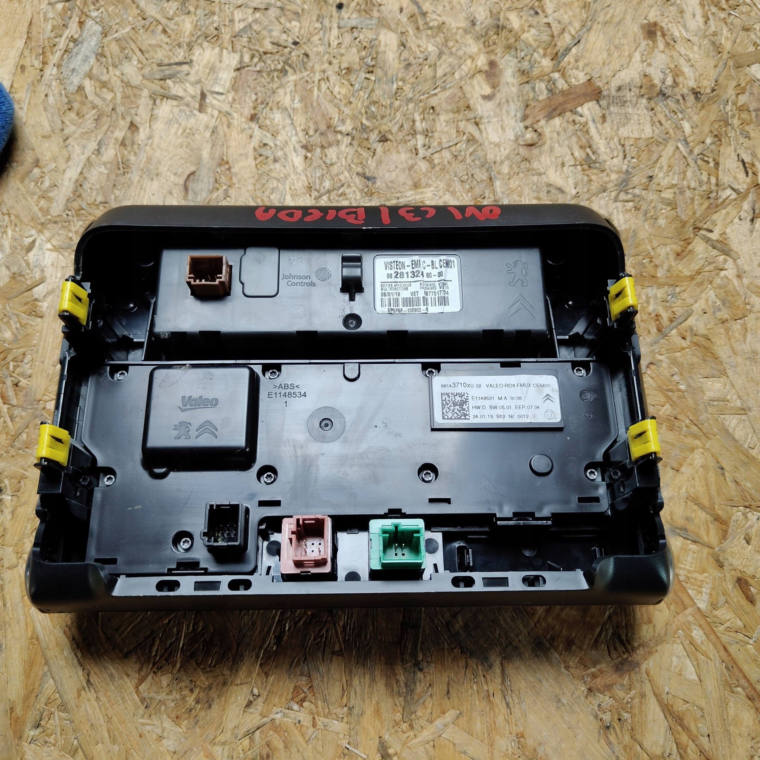 display Citroen C3 9828132480