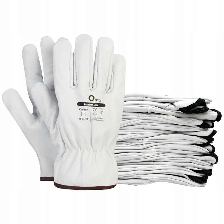 Rękawice Verken rękawiczki ochronne skórzane Comfort rozmiar 9 L 12 par