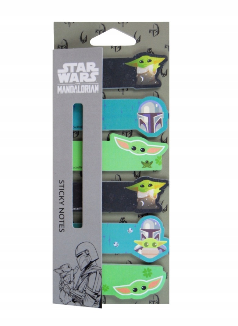 

Zakładki indeksujące 6 szt Star Wars Mandalorian