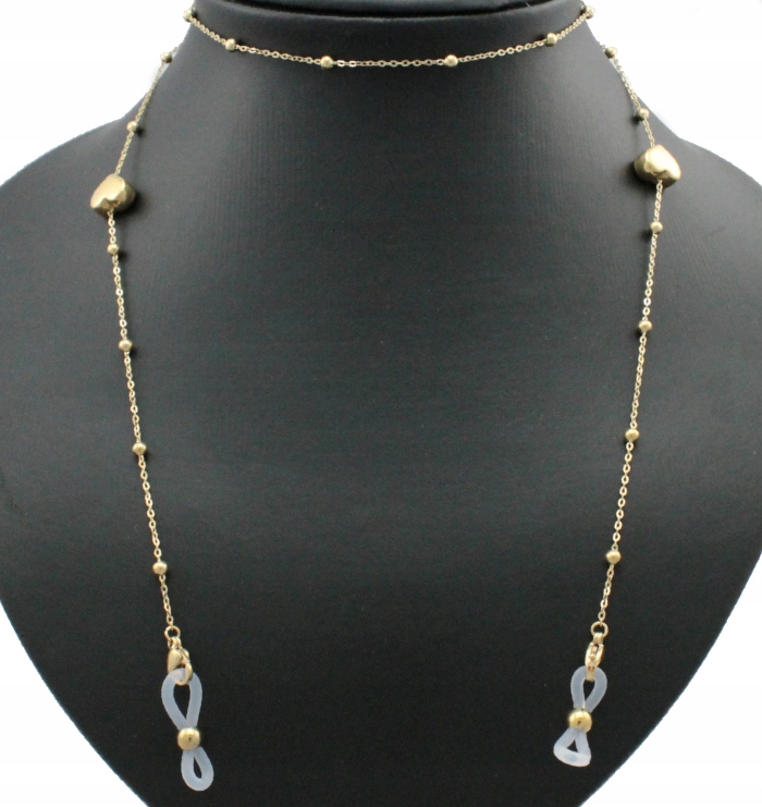 

Łańcuszek Do Okularów Złoty Stal Chirurgiczna 316L