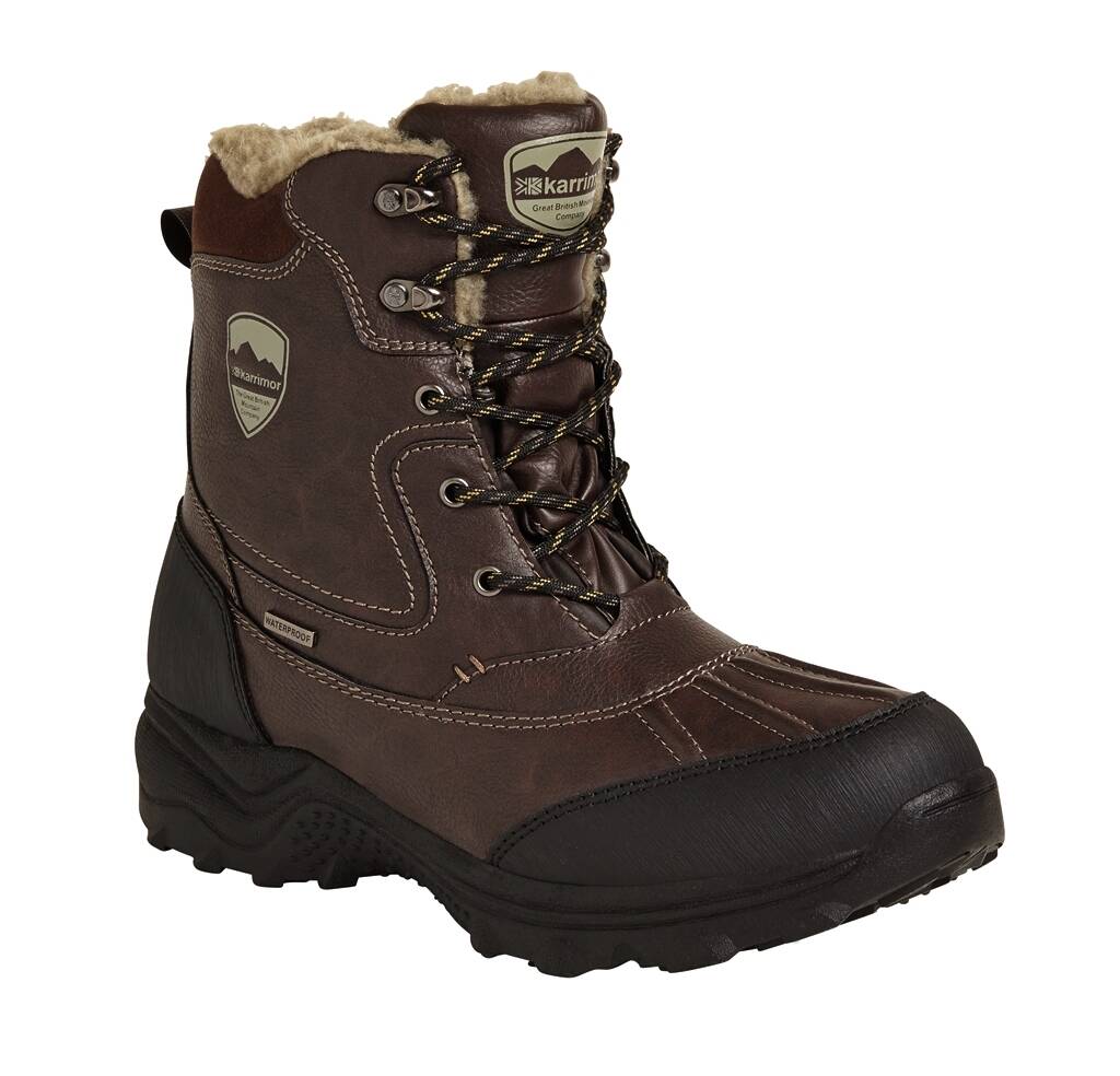 Pánské zateplené zimní boty Karrimor Snow Casual K815-BRN Vel. 41