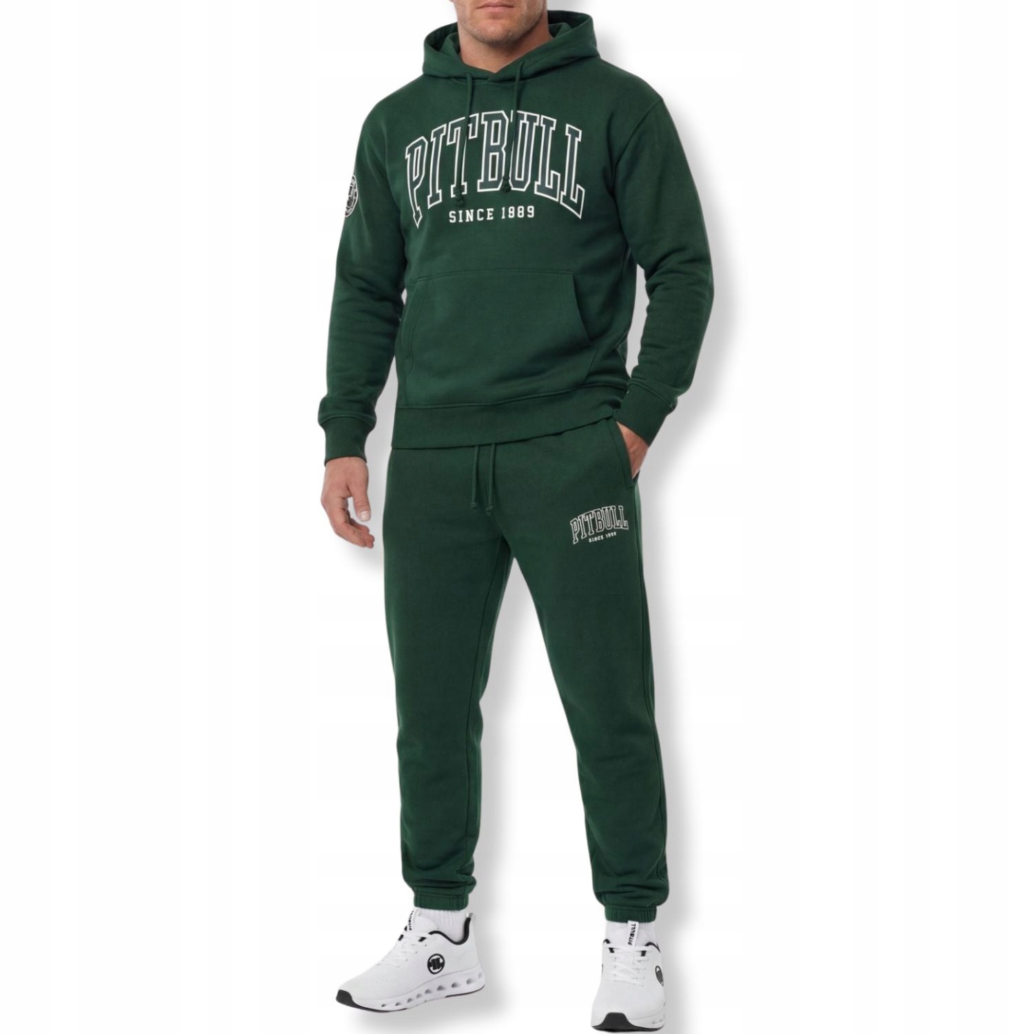 Tepláková souprava Pitbull Sada Mikina s potiskem a kalhoty bavlna Badger