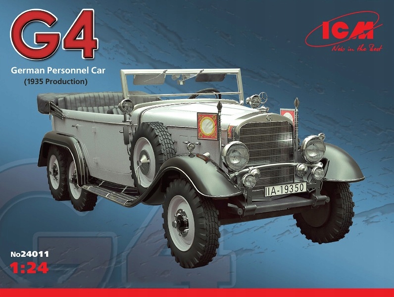 Typ G4 (výroba 1935) Německý osobní vůz 1:24
