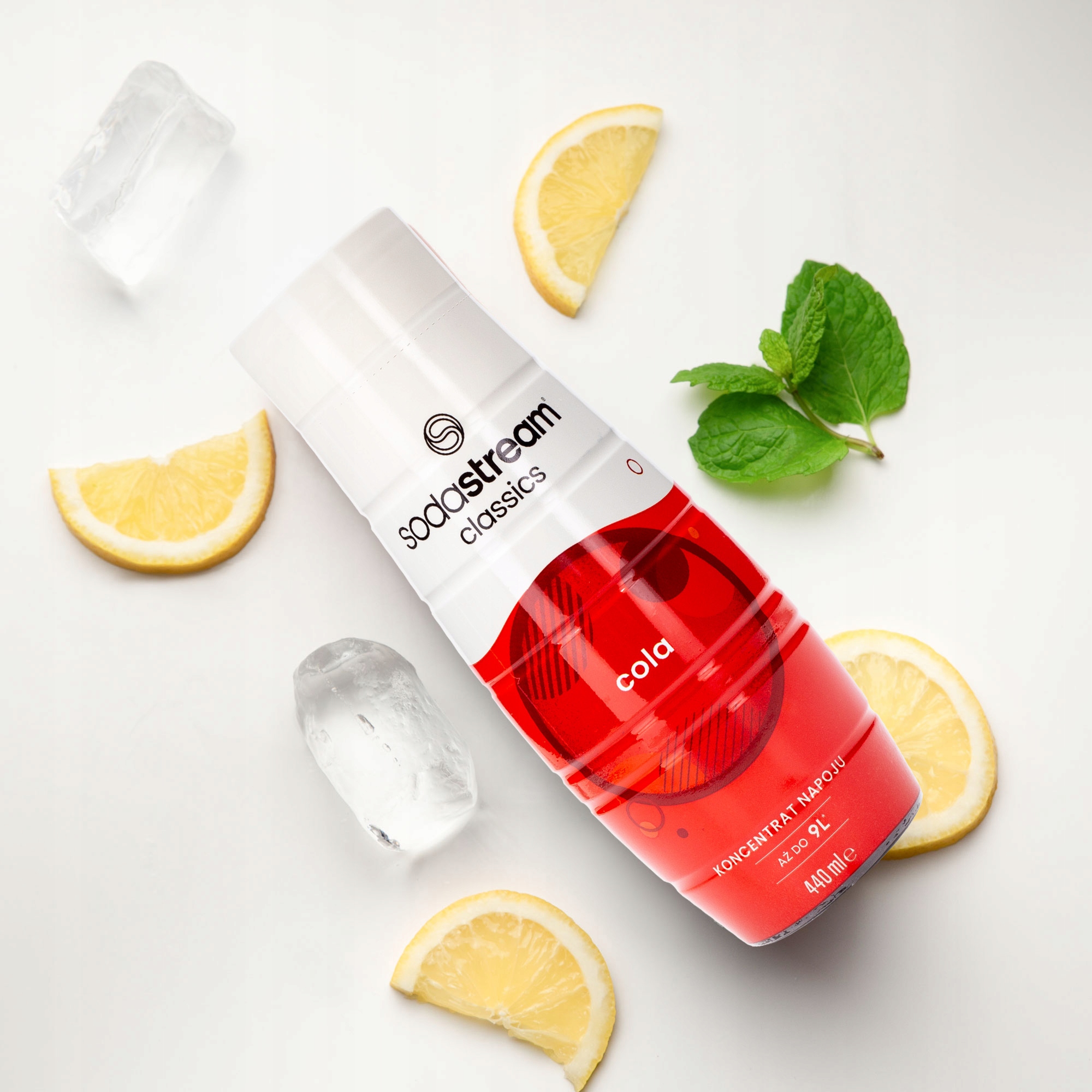 KONCENTRAT SOK SODASTREAM DO SATURATORA WODY COLA 440ML SYROP SMAKOWY Marka SodaStream