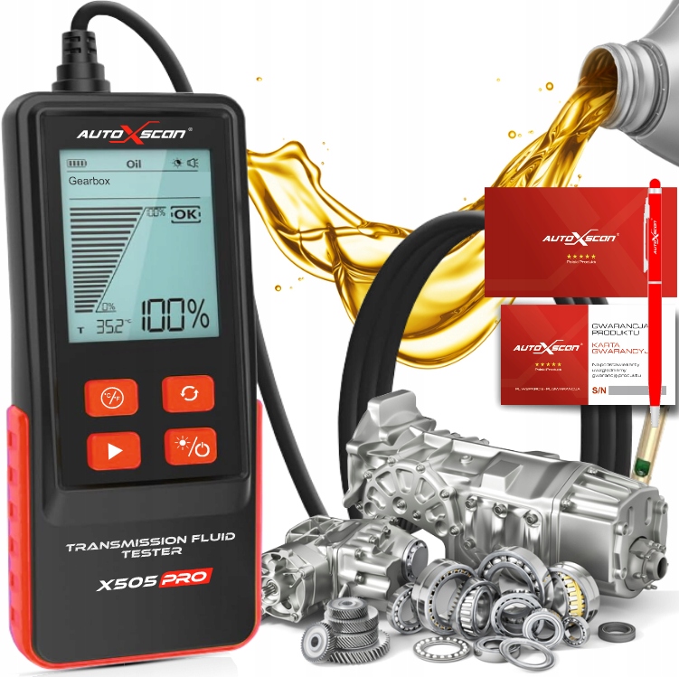 Digitální Tester, Měřič Kvality Oleje V Převodovce Autoxscan X505PRO