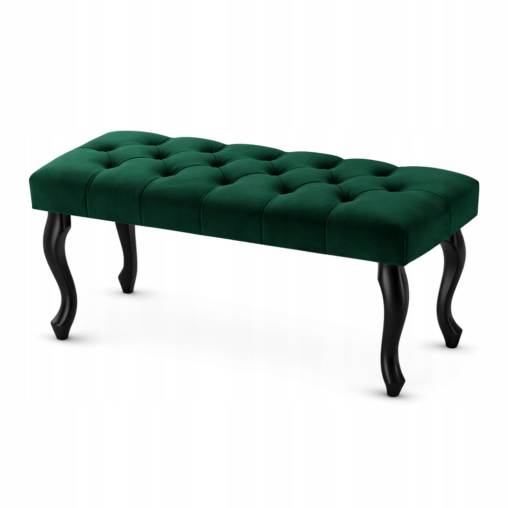 Čalúnená lavica Chesterfield, glamour, prešívaná, farby 80 cm