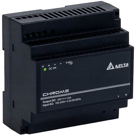 Zasilacz Impulsowy Napięciowy Szyna Din TS35 91W 3,8A 24V Delta Electronics