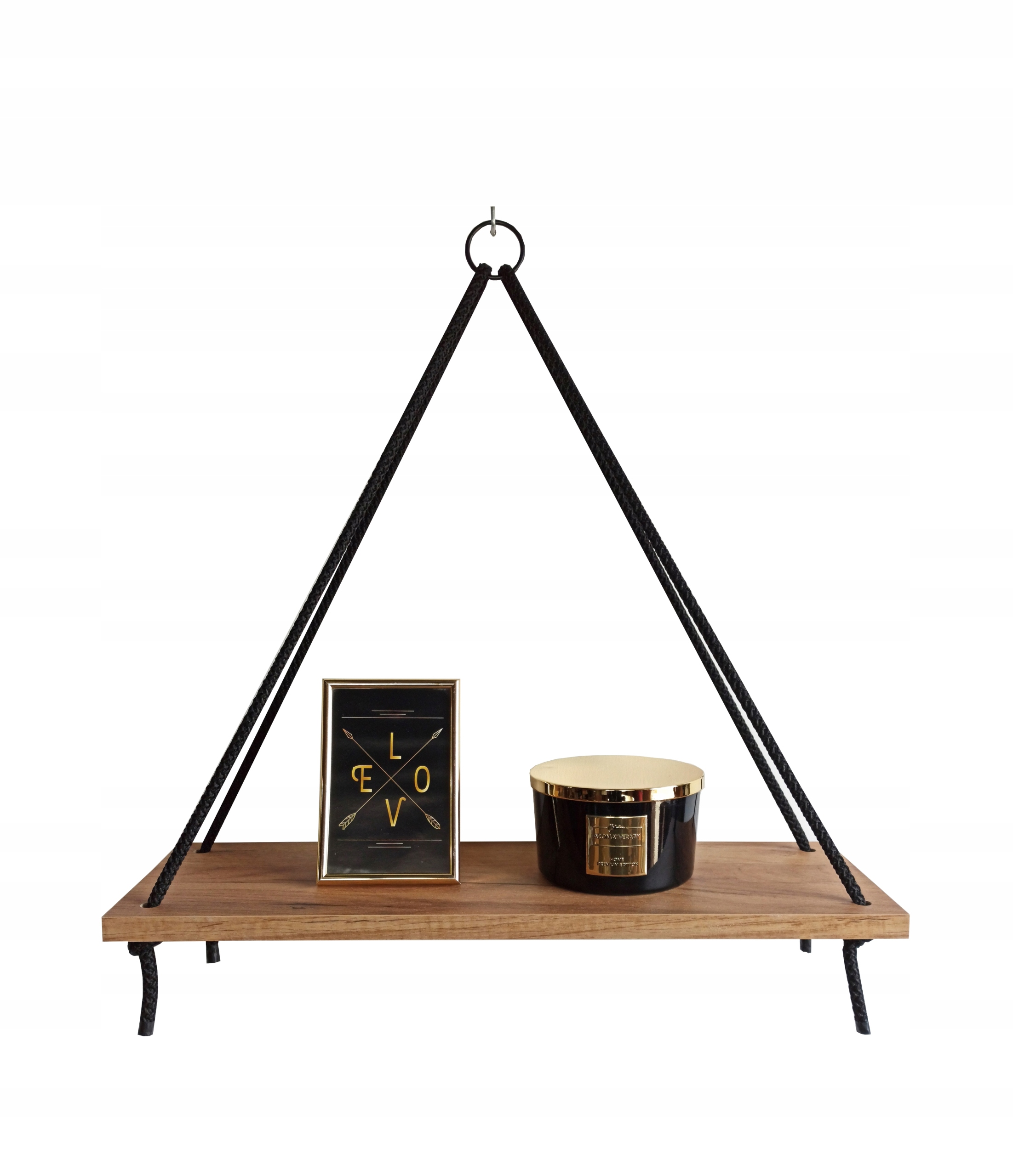 Półka wisząca na linie LOFT INDUSTRIAL Piramida