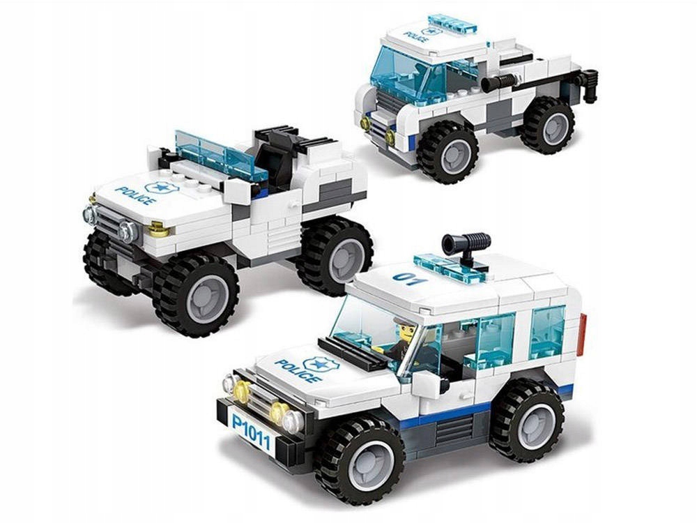 

Klocki Policja 217 elementów 3w1