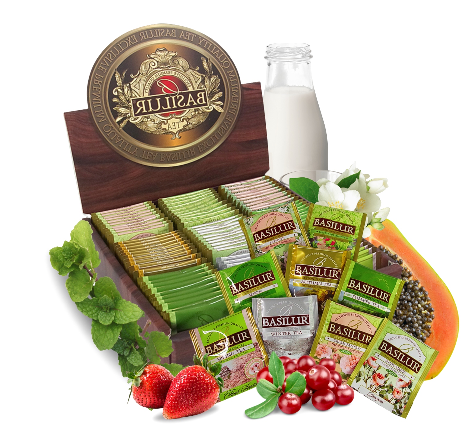 Zestaw Herbat Basilur 9 Smaków Four Seasons Prezenter 90 torebek