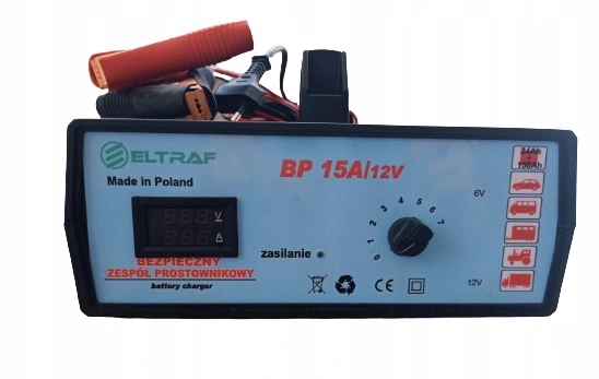 PROSTOWNIK 15A /12V Z PŁYNNĄ REGULACJĄ (A) I (V)