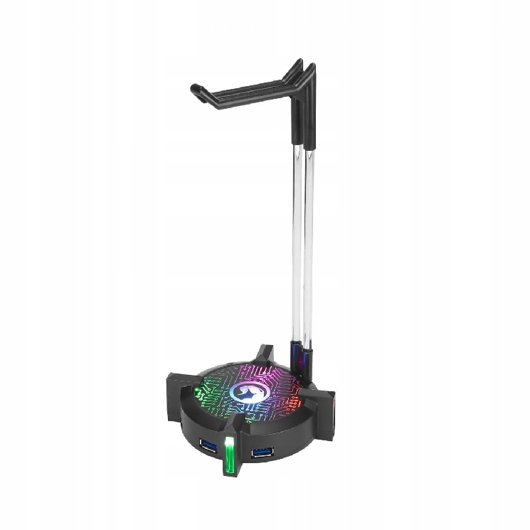 Podświetlany Stojak Na Słuchawki Z Usb HZ-04 Marvo