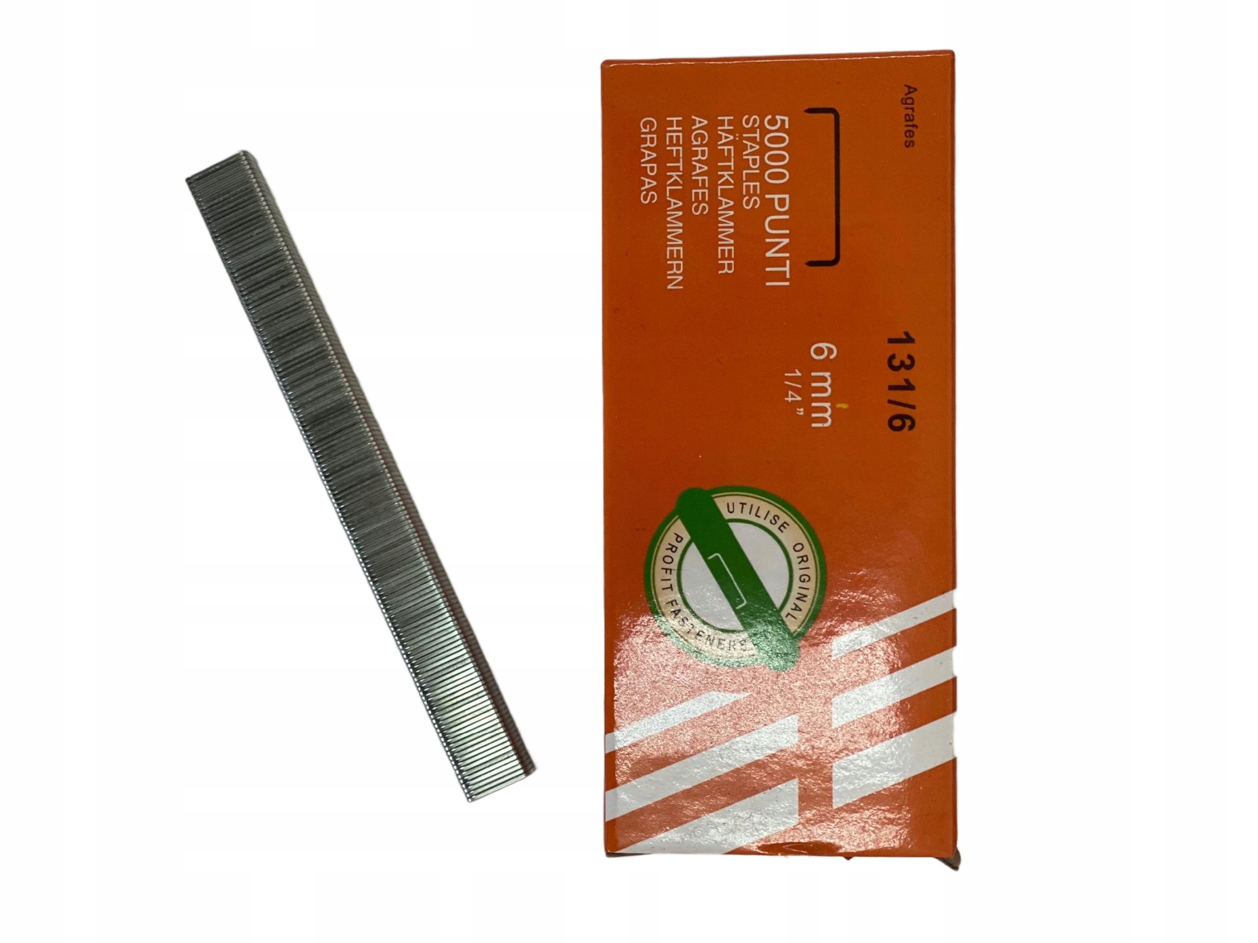 Zszywki tapicerskie do takera 6 mm 5000 szt. stalowe 13 25 opak.