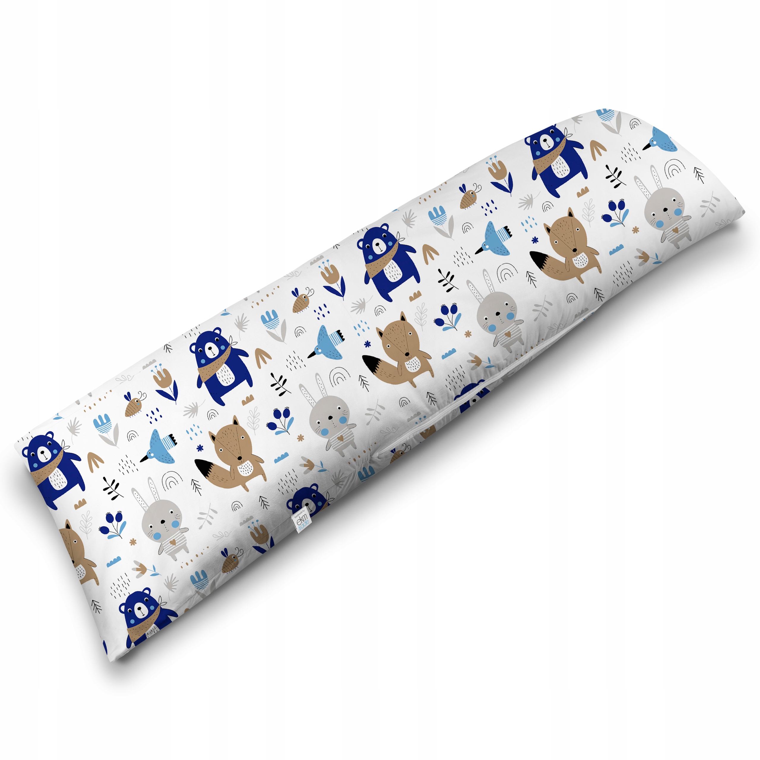 Long polštář s polštářkem 40x145 na spaní na boku Břicha, velká Bavlna W47