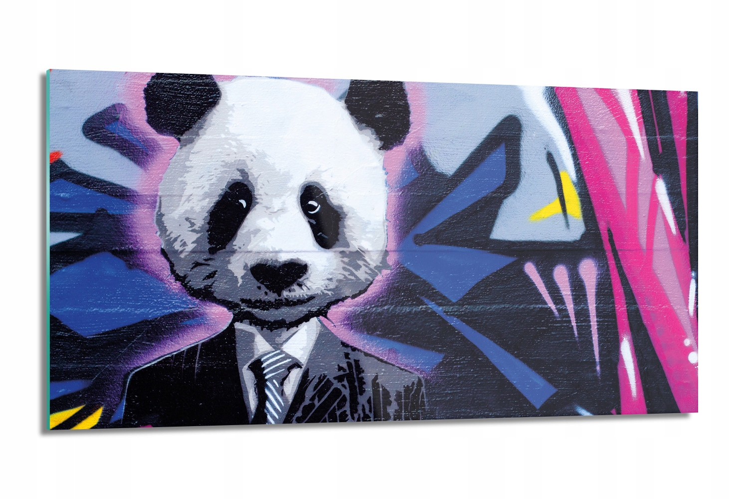 Kuchyňský panel Hlava pandy graffiti 100x50 s fotografií
