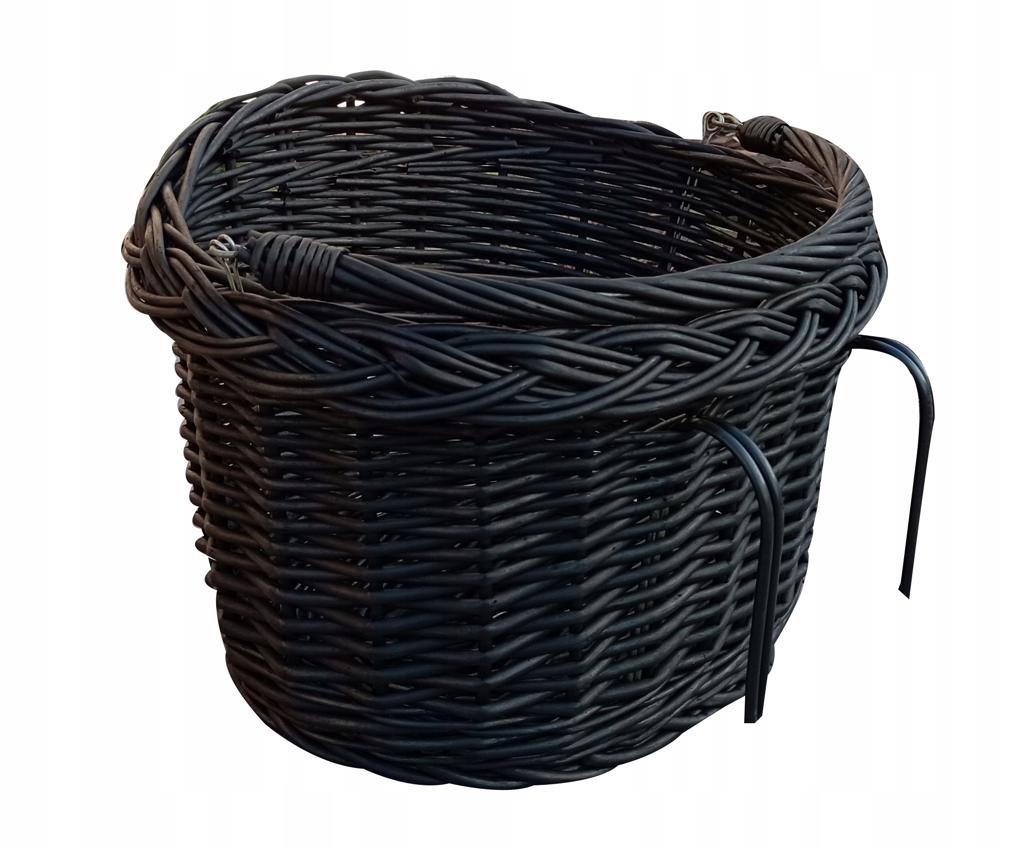 Kosz wiklinowy na rower Koszyk rowerowy z wikliny