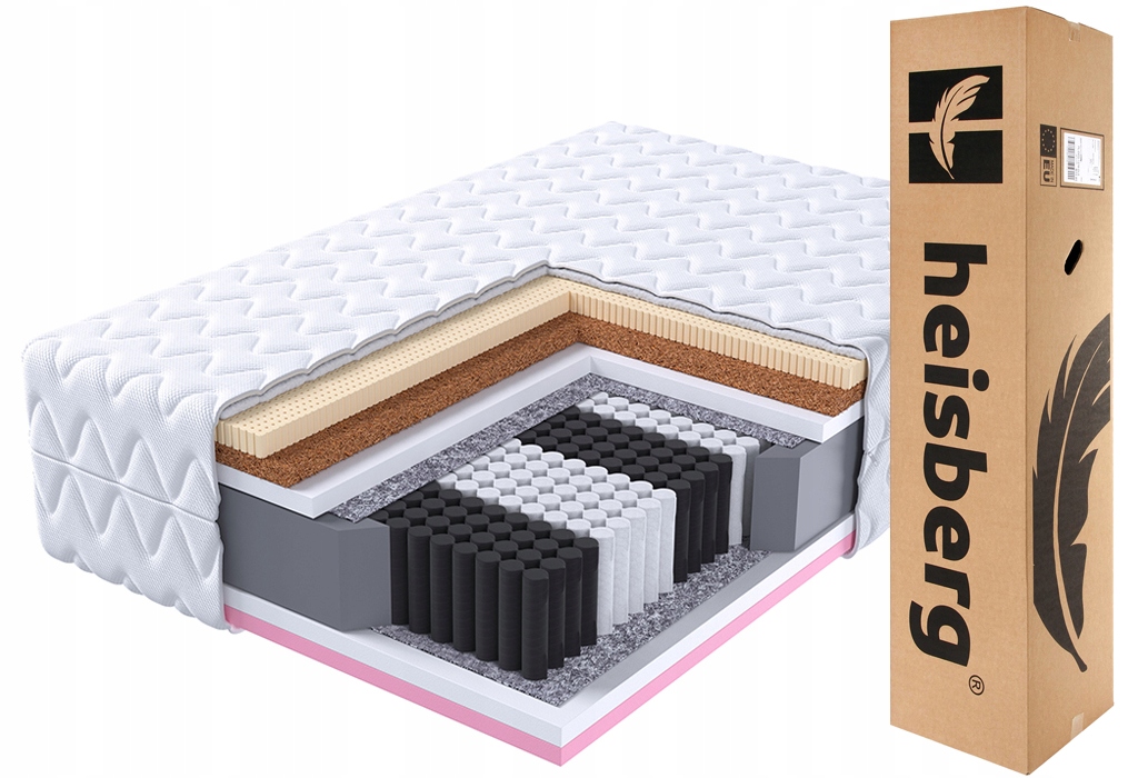 Matrace Ventura 80x200 multipocket kokos latex visco Heisberg