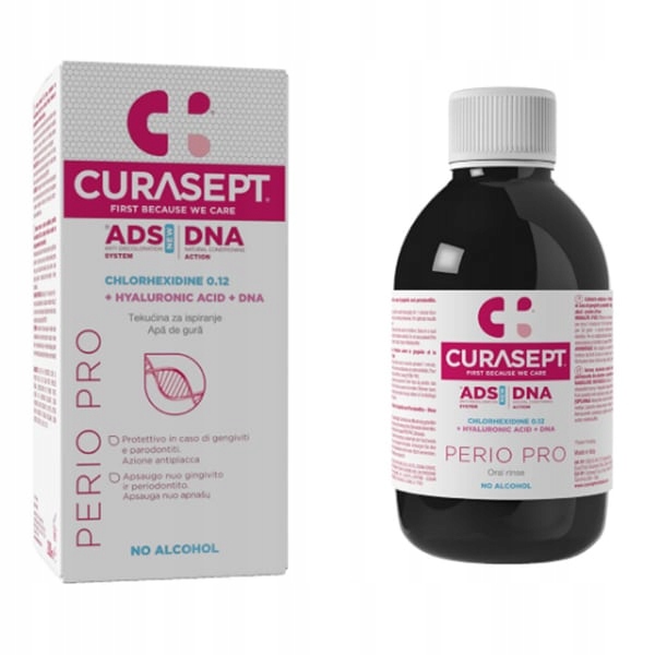 Curasept Ads Perio płyn z chlorheksydyną i kwasem hialuronowym 200ml