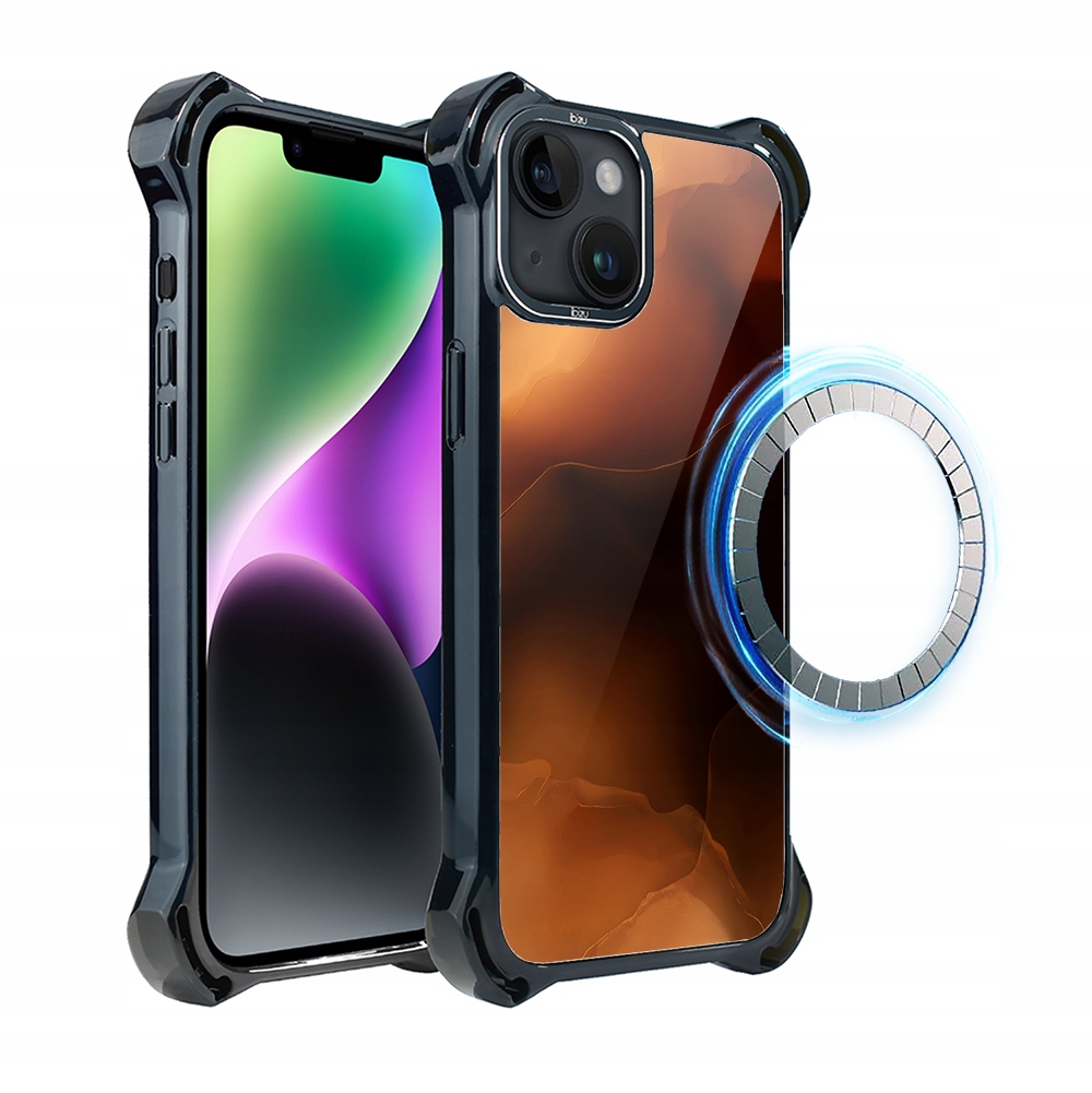 Pouzdro Ibizu DropGuard Ultra iPhone 14 s MagSafe, Mars Sunset