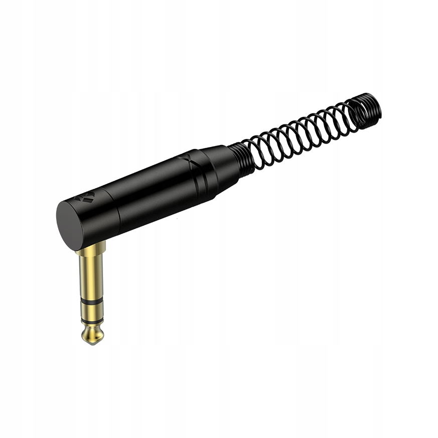 Roxtone Wtyk kątowy Jack 6.3mm RJ3RPP-BG stereo