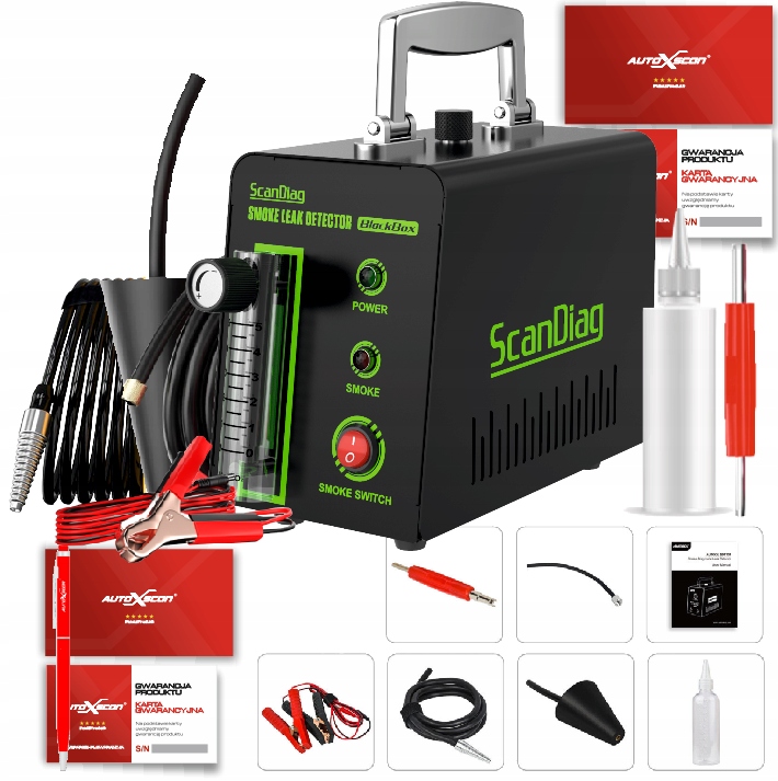 Tester Těsnosti ScanDiag BlackBox zakouřovač Pl