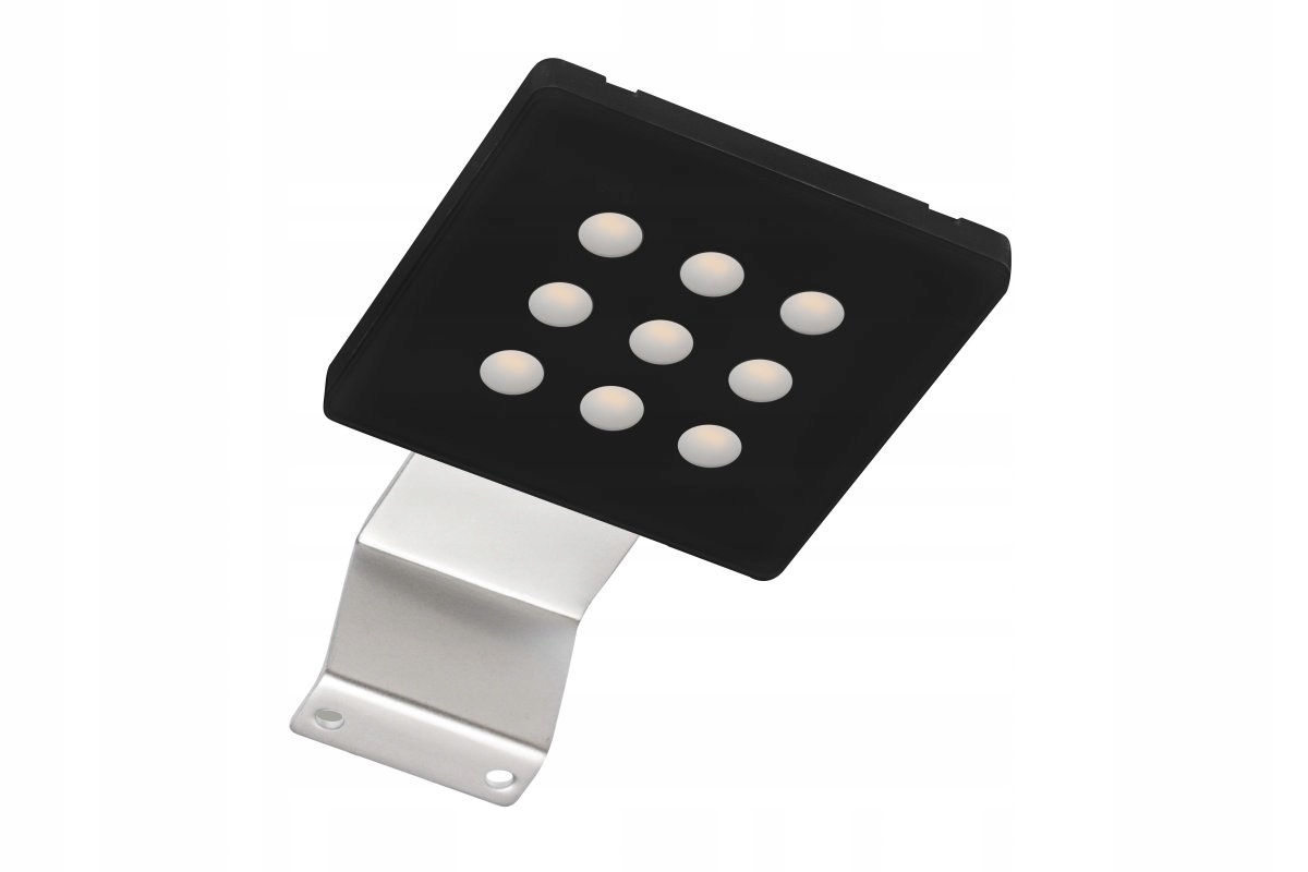 Led svítidlo na výložníku čtvercové Evita, 12 V DC, 2.2 W, 9 SMD5630, teplé