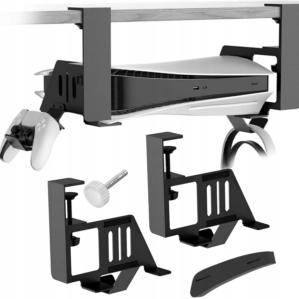 Poziomy Uchwyt Na Konsolę PS5 PS5 Slim Z Hakami 20KG Wytrzymałość