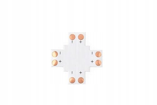 Złączka X do taśma LED 8mm