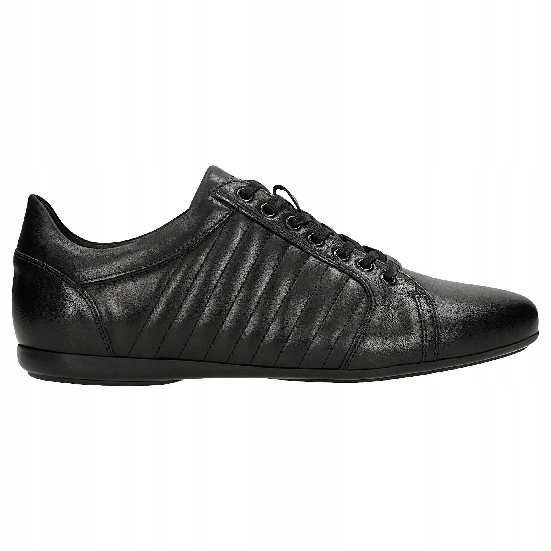 Černé pánské tenisky s ozdobným prošíváním vel. 42