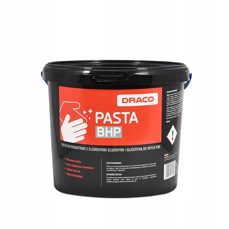 

duża pasta Bhp do mycia rąk z gliceryną 5L