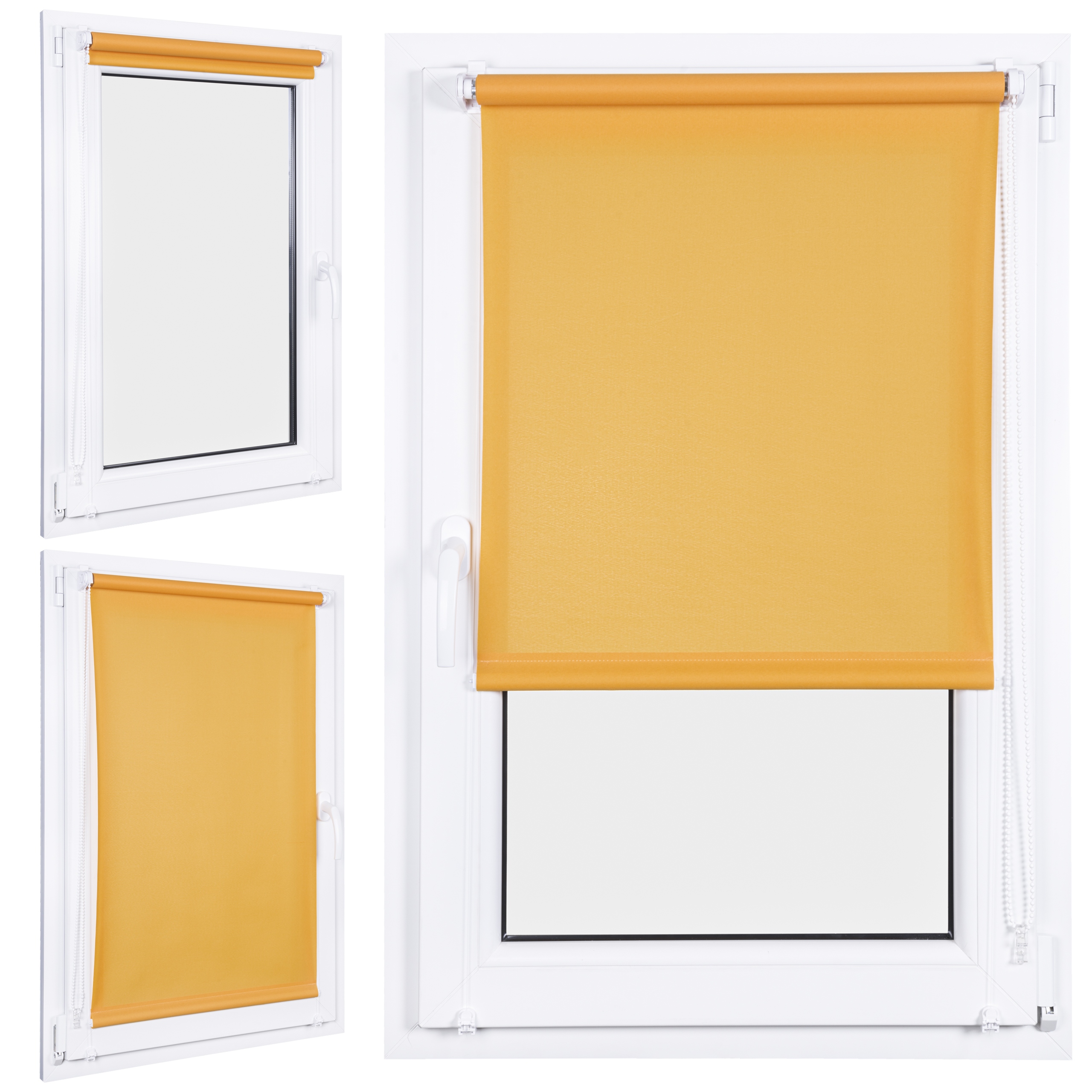 ROLETA ZACIEMNIAJĄCA 36X150 CM GŁADKA WEWNĘTRZNA Z PROWADNICAMI NA WYMIAR