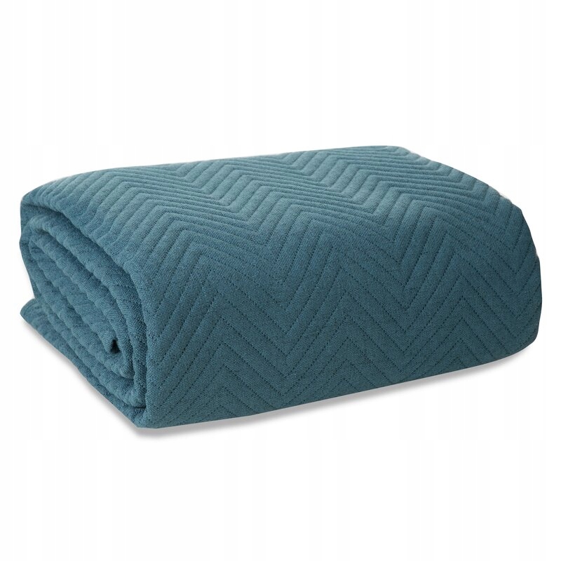 Narzuta Na Łóżko LEN3 220X240 Niebieski