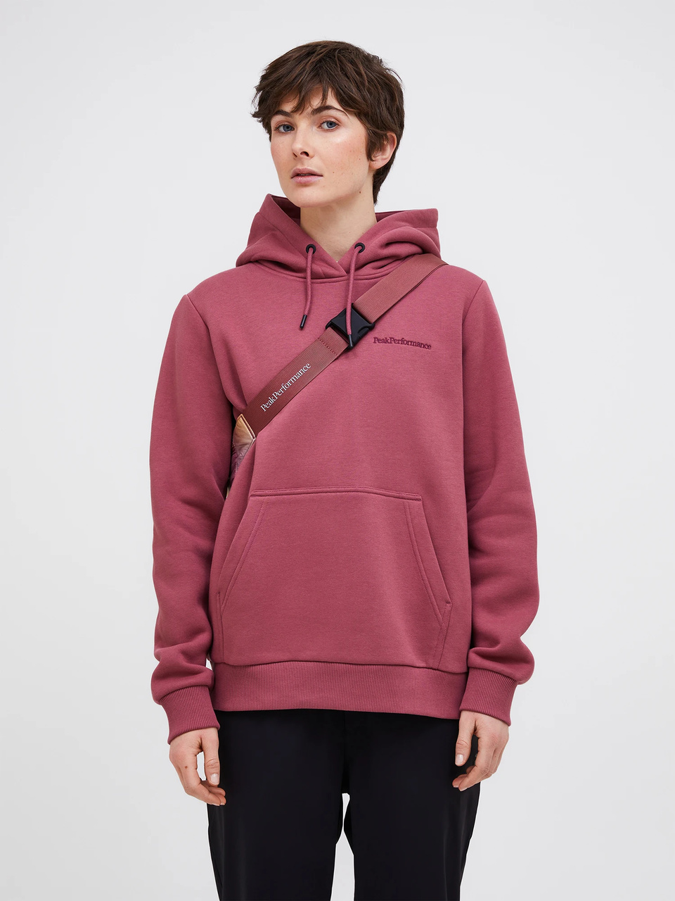 Peak Performance Mikina Original Small Logo Wild Rouge L