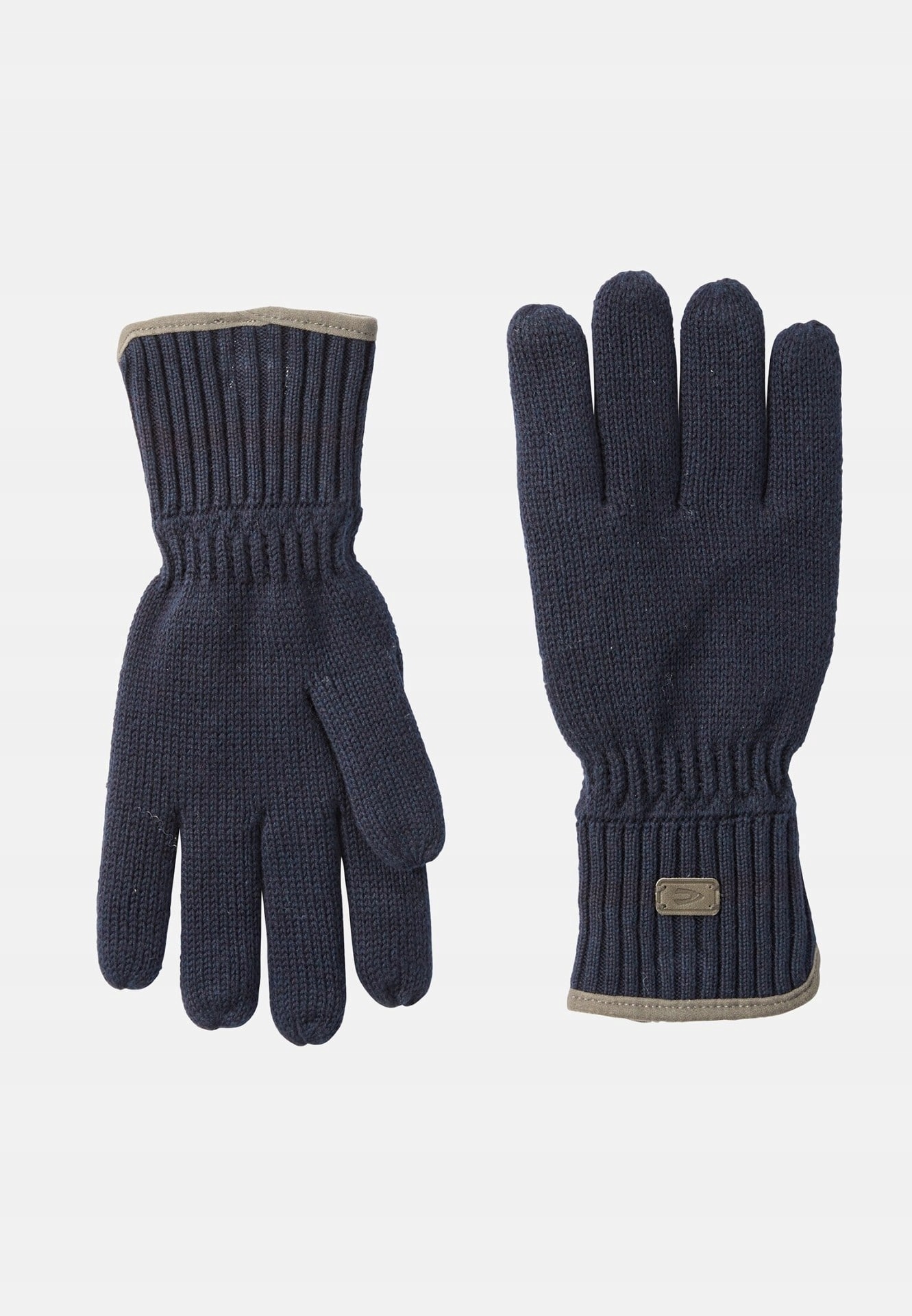 Camel Active Modré Bavlněné Rukavice S Lemováním, Velikost 6F