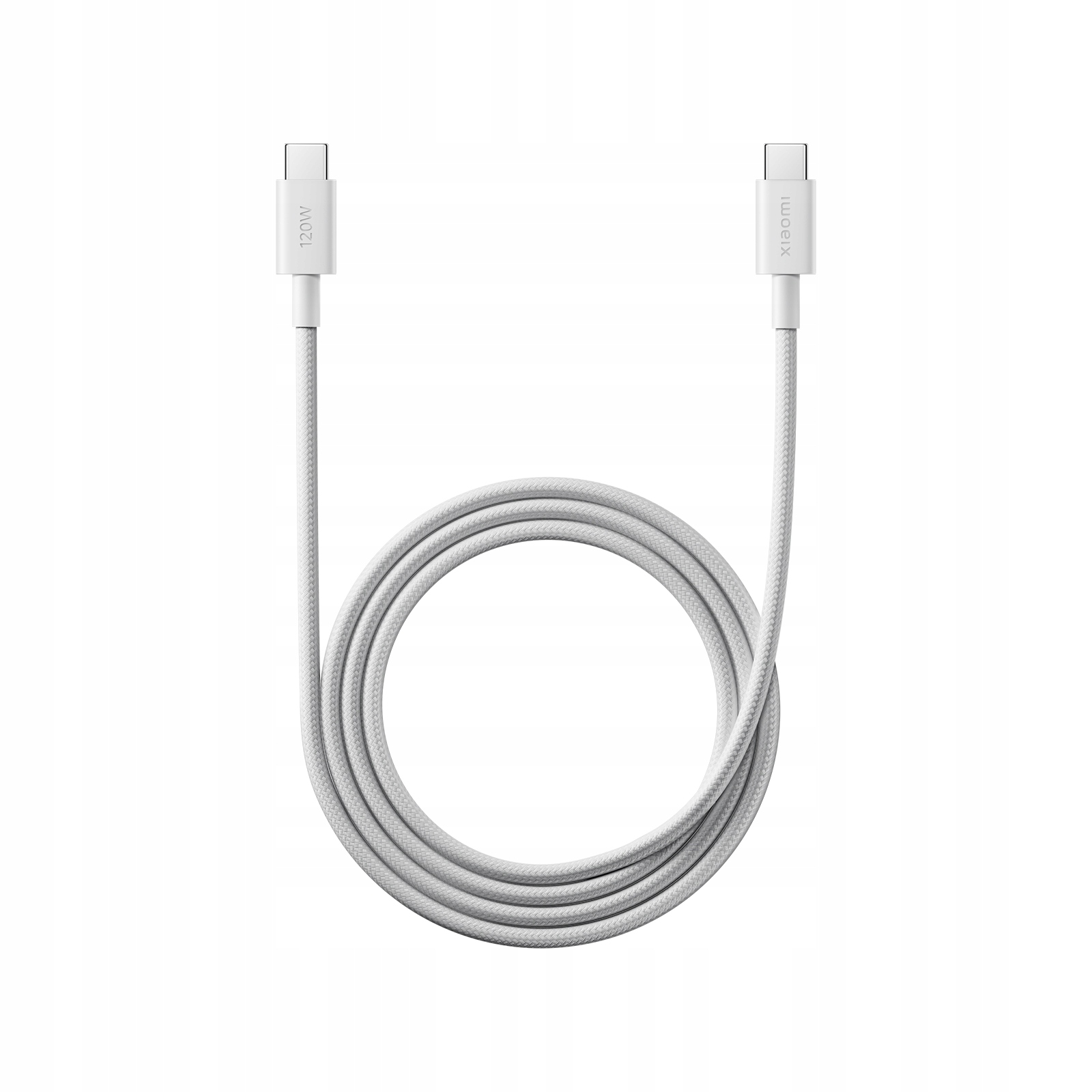 Xiaomi 6A Braided 120W USB-C - USB-C 1m Biały