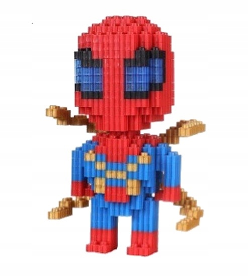 

Klocki Magic Block Figurka 3D Iron Spiderman 860el