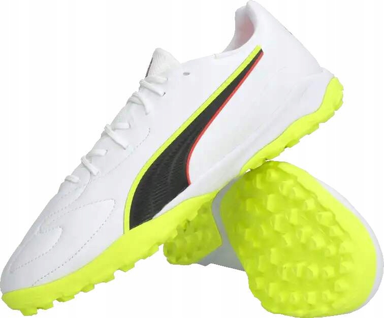 Pánské kopačky turfy Puma King 20 Match Tt bílé