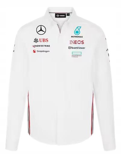 MERCEDES-BENZ AMG F1 bluza koszula M meska biala OE
