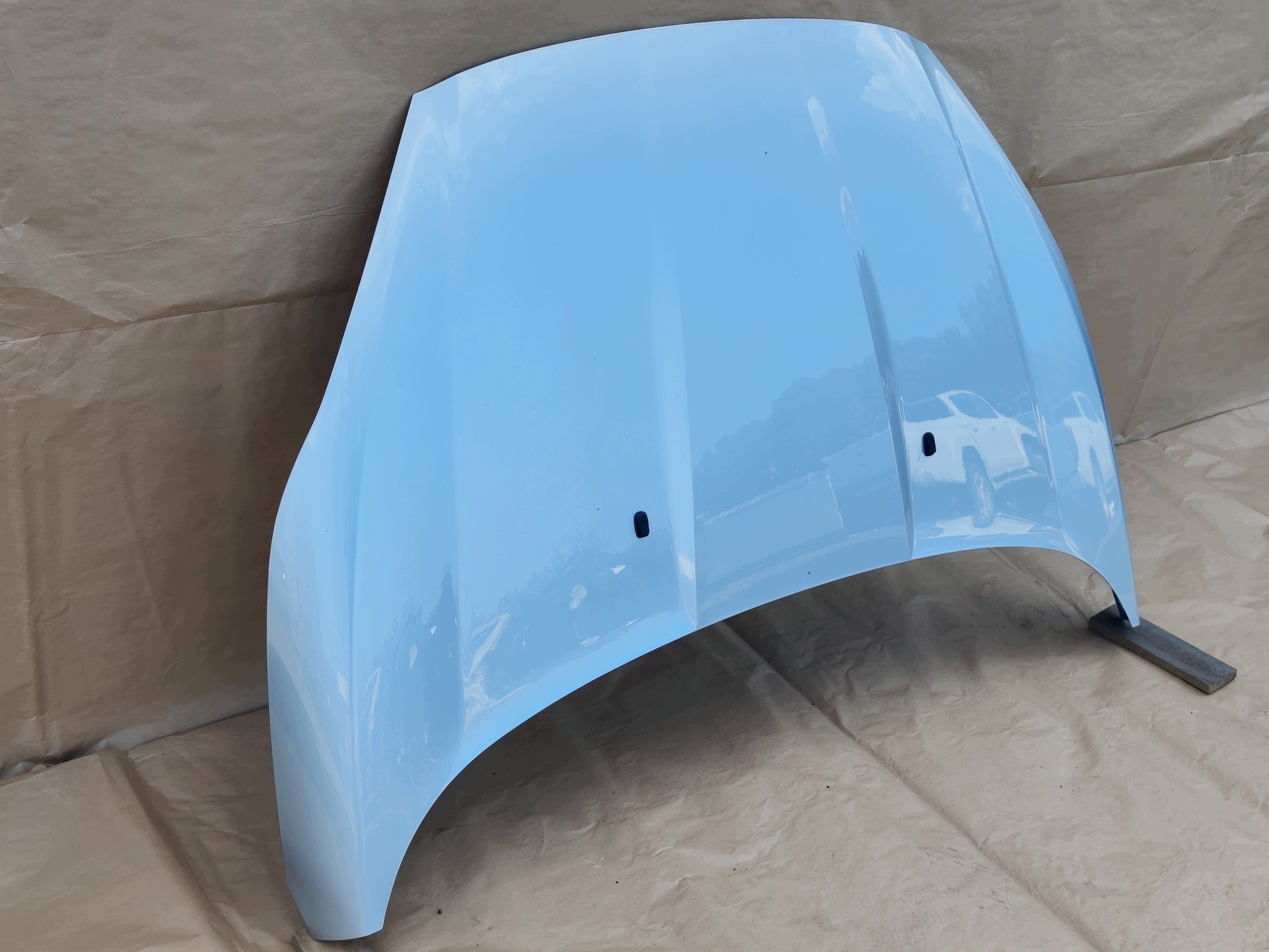 FORD FIESTA MK7 LIFT 2012-2017 bonnet front MOONDUST SILVER original