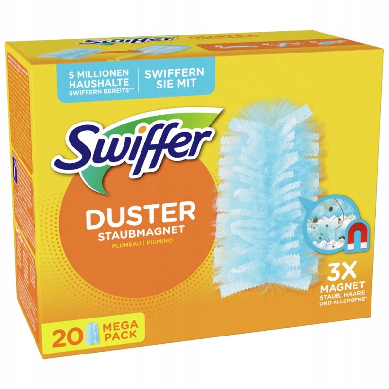 Levně Swiffer Duster prachové metly náhradní Pack 20 kusů
