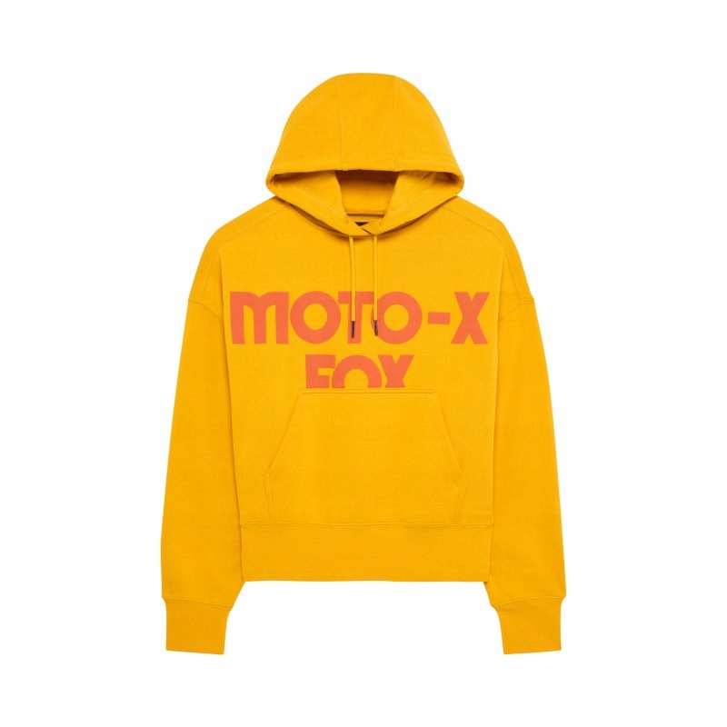 Mikina S Kapucňou Fox Lady Moto-x Oversized Mustard Xs