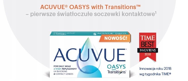 Acuvue Oasys with Transitions, 6 шт. -4.50 двухнедельный режим ношения линз