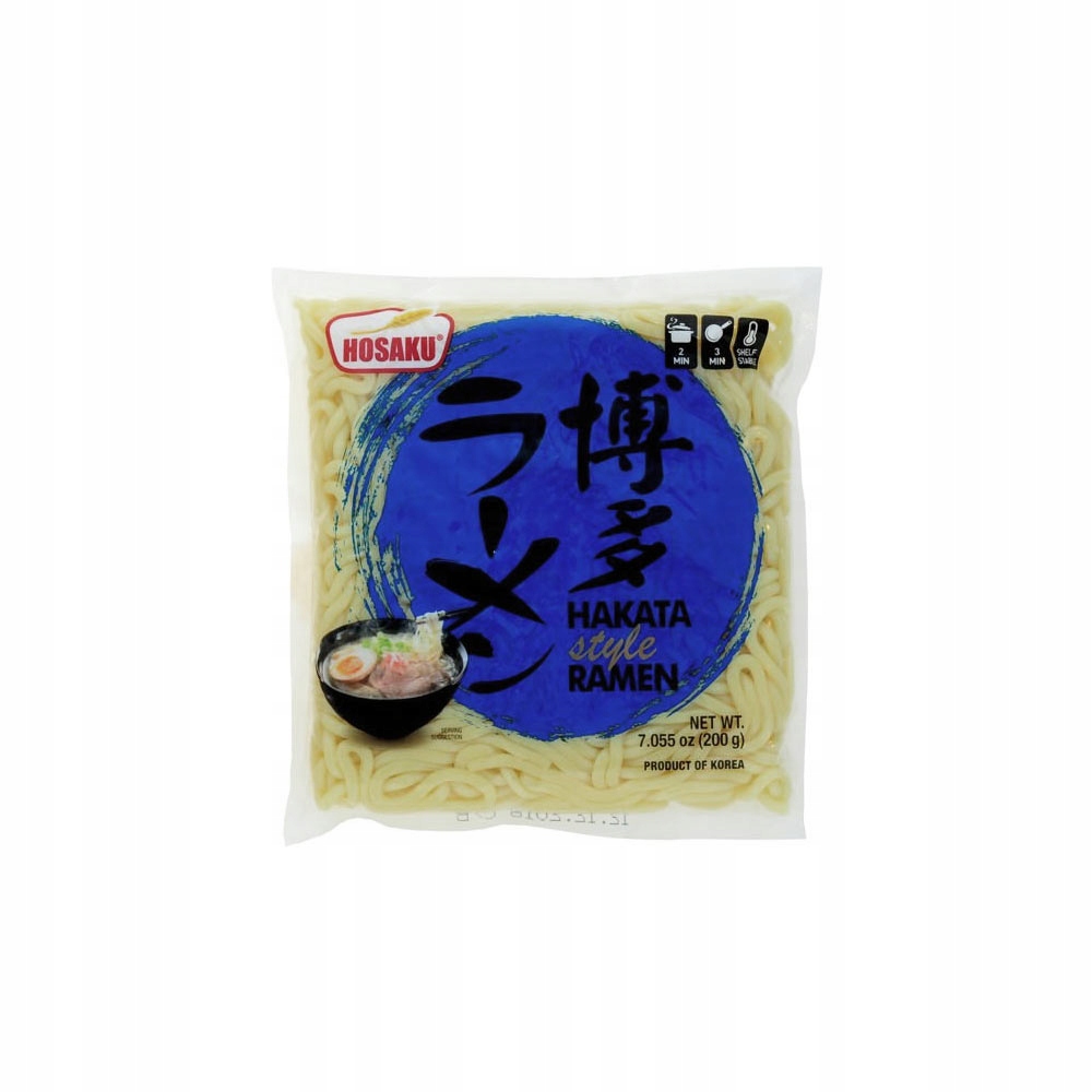 

Pszenny Makaron Ramen Świeży Hosaku 200g