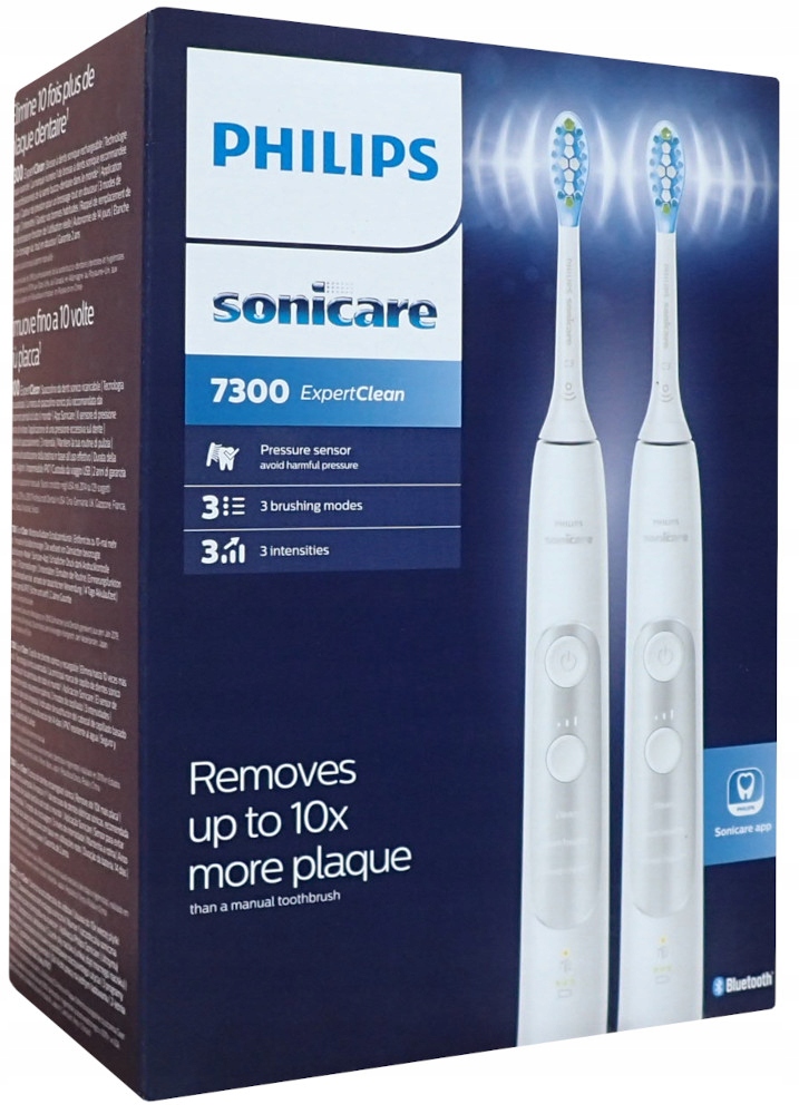 2x Szczoteczka Soniczna Elektryczna Philips HX9611/19 Sonicare 4 końcówki