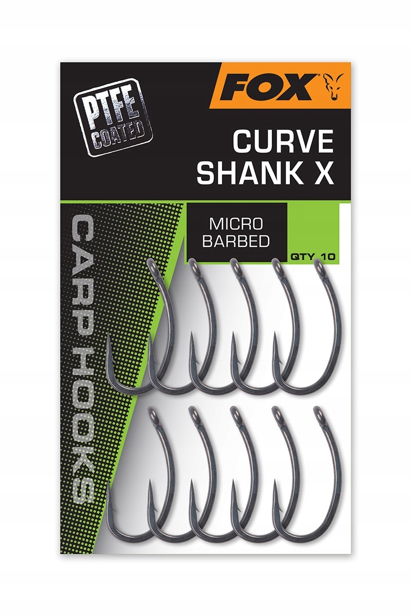 Haczyki Fox Curve Shank X 10 sztuk rozmiar 2